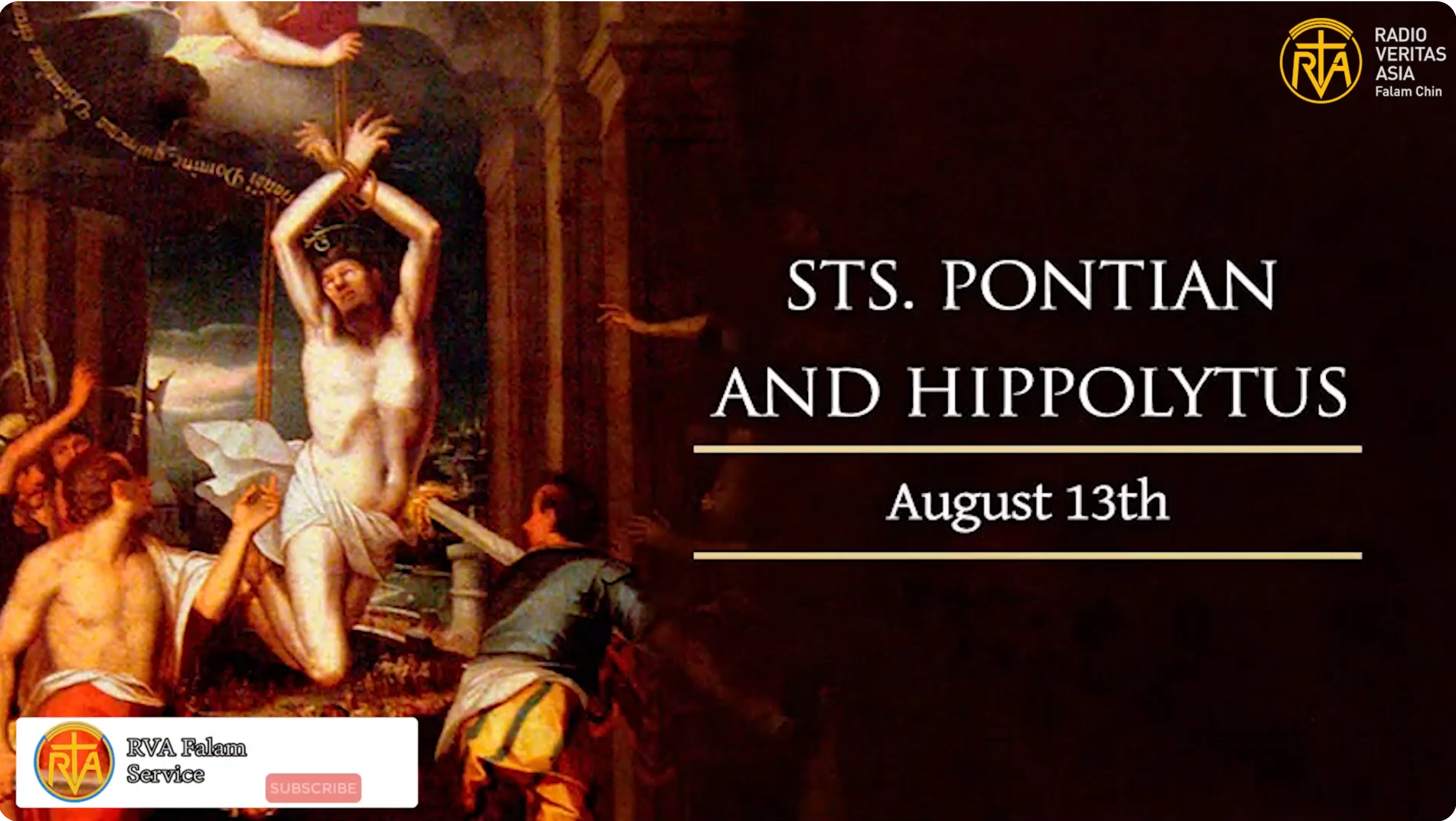 Mithianghlim Pontian le Hippolytus (August-13)